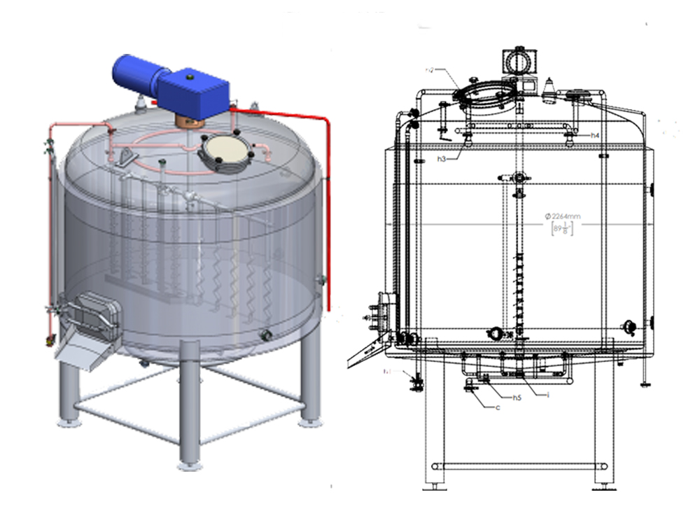 Modern Wort Lauter Tun Equipment Enhancing Brewery Efficiency Modern Wort Lauter Tun Equipment Enhancing Brewery Efficiency
